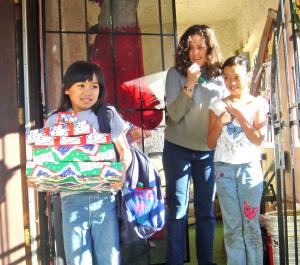 USPS Operation Santa volunteers answered a letter to Santa from this happy little girl.