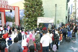 This year, Winter Wonderland included a daylong winter festival featuring eight tons of real snow.