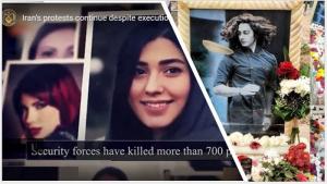 To this day over 750 people have been killed and more than 30,000 are arrested by the regime’s forces, according to sources of the Iranian opposition People’s Mojahedin Organization of Iran MEK. The names of 601 killed protesters have been published by the MEK.