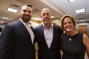 Image of Drs. Chris Robey and Michael Crovetti, with Jennifer D'Andrea APRN