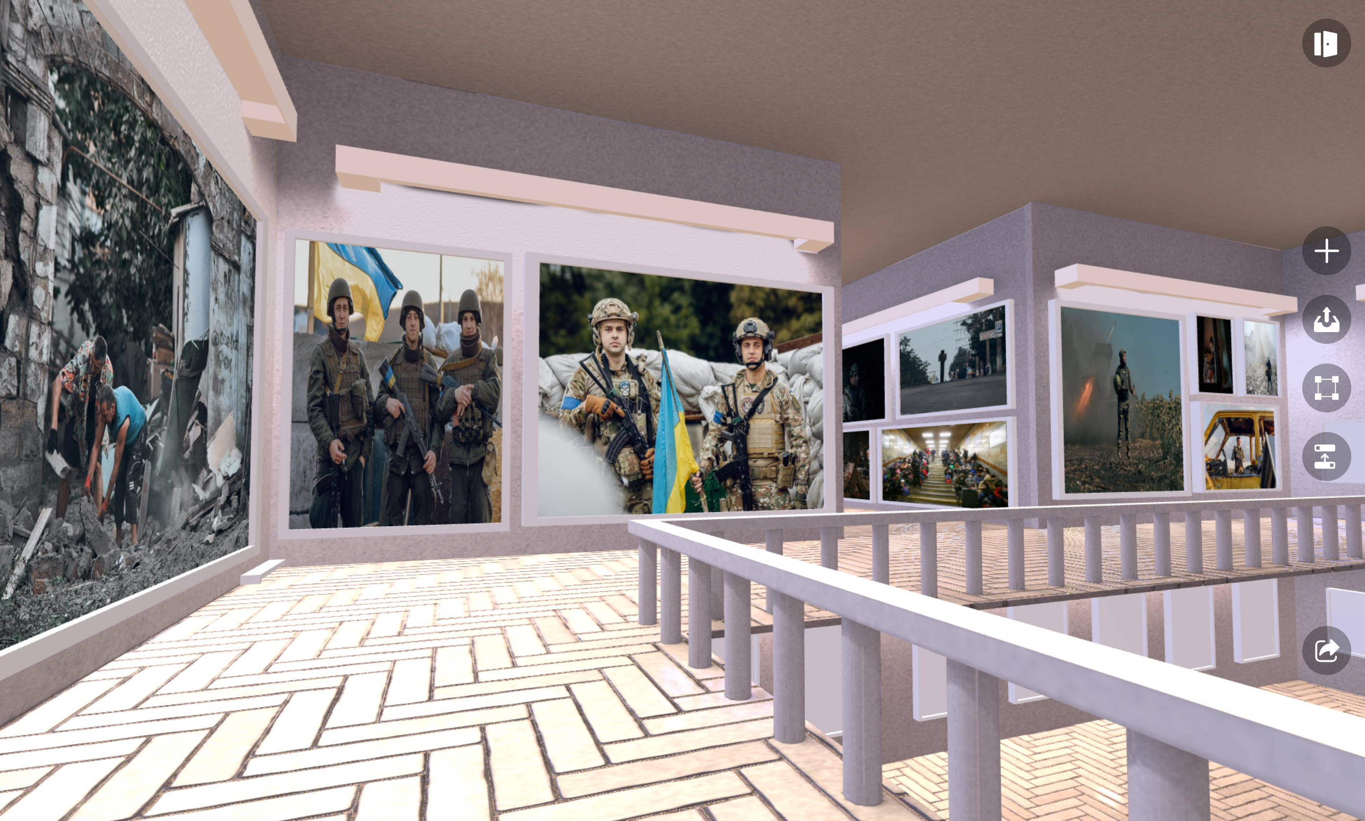 Memory Gardens - Ukrainian forces Gallery Demo