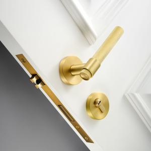 Knurled Gold Door Handles