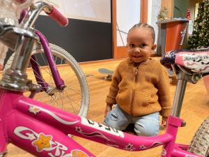 This young man knows exactly which bike he wants