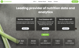 Edamam has built the largets database in the world of food and nutrition meal data. It is comprised of 5 million recipes and 1 million foods nutritionally analyzed and tagged for every nutrient, allergen, lifestyle diet, and chronic condition.