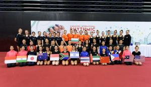 The Diamonds with the Participants from Singapore International Rhythmic Gymnastics Cup 2022
