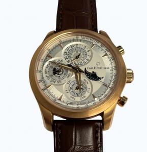 Carl F. Bucherer Manero chronoperpetual limited edition wristwatch, #74 of 100 made (est. $30,0000-$40,000).