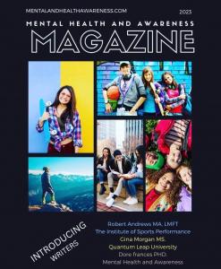 Mental and Health Awareness Magazine Cover