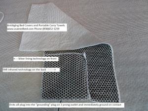 Anti aging earthing grounding towels