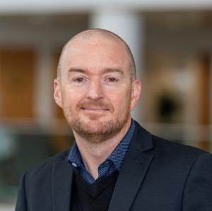 Photo shows Simon Navin, new chair of CICES EDI council