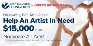 Jerry's Artarama & The Jerry Goldstein Foundation Deliver Over 15,000* to Artists in Need
