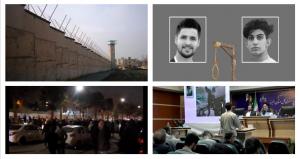 Parents of Ghobadlou and Broghani and other people gathered outside Gohardasht Prison in Karaj, a major city located west of the Iranian capital Tehran, they were successful to prevent the mullahs’ regime from executing the two young men until morning.