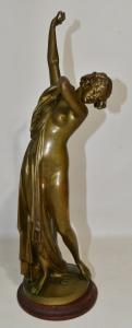 Gorgeous 19th or 20th century classical bronze nude signed “E. (Ernst) Seger” (German, 1868-1939).