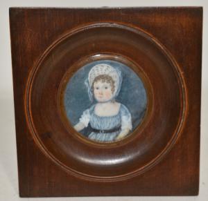 Decorative accessories will feature a fine selection of 18th-20th century portrait miniatures.