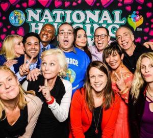 Group of Diverse People Celebrating National Hugging Day on January 21st