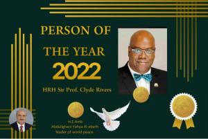 HRH Clyde Rivers person of the Year 2022