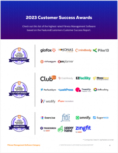 The Top Fitness Management Software Vendors According to the FeaturedCustomers Winter 2023 Customer Success Report