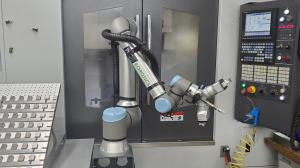 a collaborative robot in motion