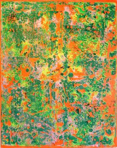 P18-0714 (2018) 100" x 80" Acrylic on Canvas by Stephen Maine