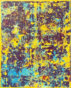 P18-0713 (2018) 100" x 80" Acrylic on Canvas by Stephen Maine