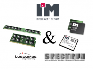 Intelligent Memory offers DRAM components, DRAM Modules and Flash Memory products which are now available from the representative firms Luscombe Engineering and Spectrum Marketing