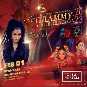 A Tribute to the Nominees, Pre-GRAMMY® Celebration Hosted by Teyana Taylor