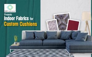 New Indoor Fabric collection by ZIPCushions all set to to take Custom Cushion shopping to a whole new level