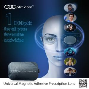 Oooptic prescription lens fits almost every type of eyewear