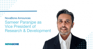 Sameer Paranjpe Named NovaBone VP of Research & Development