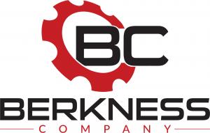 Berkness Company Logo - Gear with BC inside and Berkness Company Text Under it