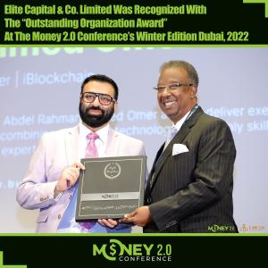 Elite Capital & Co. Limited Was Recognized With The “Outstanding Organization Award” At The Money 2.0 Conference’s Winter Edition Dubai, 2022