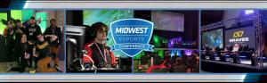 Midwest Esports Conference players take the stage for competitions during live events.