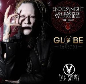 Shock Illusionist Dan Sperry performer at  2023 Los Angeles Endless Night Vampire Ball