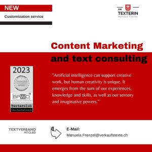 Manuela Frenzel Texte und Beratung: Content Marketing
