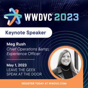 Meg Rush, Keynote Speaker for Business Monday at WWDVC  2023