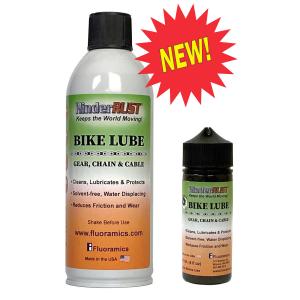 NEW HinderRUST Bike Lube Gear, Chain & Cable is available in an aerosol spray can and dropper tip bottle.
