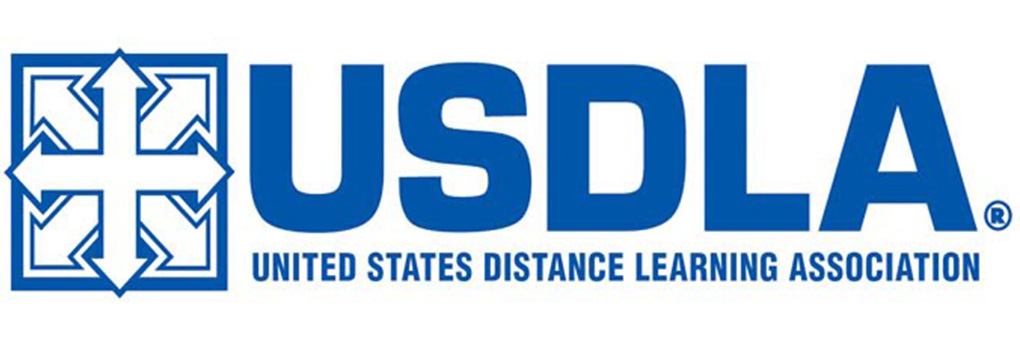 The logo for USDLA with smaller text reading "United States Distance Learning Association"