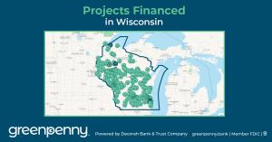 greenpenny has financed more than 300 solar projects, offsetting 3,768 tons of CO2 each year. 