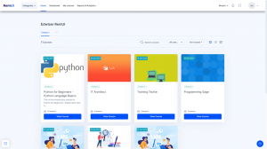 Beautifully present your courses to prospects & help them choose the best via tags & filters