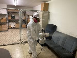 COVID-19 cleaning services offered by eco-friendly cleaning company, Naturally Green, in Manhattan Beach, California, using hospital-grade disinfectants and enhanced cleaning protocols to ensure safe and clean environment for homes and offices, preventing