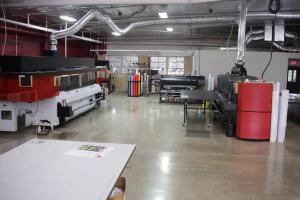 Eco-friendly format printing solutions for commercial customers in Los Angeles with Platon Graphics, utilizing exclusive Lambda Jet technology for high-resolution, photo-quality results on various materials