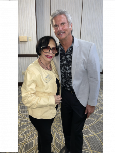 Francesca Daniels with TV & Film Actor Lorenzo Lamas who recently spoke at the Rotary Club Downtown Boca Raton