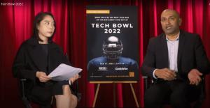 Panelists Jennifer Hong and Mathew Isaac at the 2022 Tech Bowl