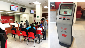 Self-Service Queue Management Kiosk