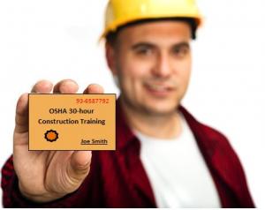 OSHA 30 hour training