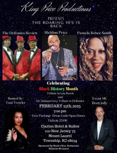 Tributes to the iconic legends of the 70's Lou Rawls and The Delfonics