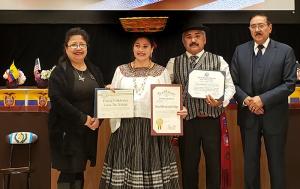 The program celebrated the culture and traditions of Ecuador and the rights of Ecuadorians with dual American citizenship to vote in Ecuador’s February 5 elections.