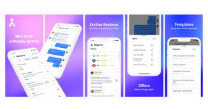 Screenshots of Ovation mobile app