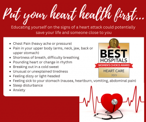 Know the signs of heart attack checklist