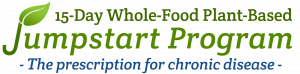 Rochester Lifestyle Medicine Institute's 15-Day Whole-Food Plant-Based Jumpstart logo