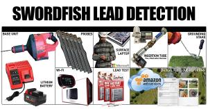 Electro Scan's SWORDFISH contains everything a water utility will need to test and report surveys of their water service lines, including lead detection.